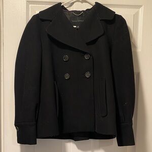 Banana Republic Black Pea Coat